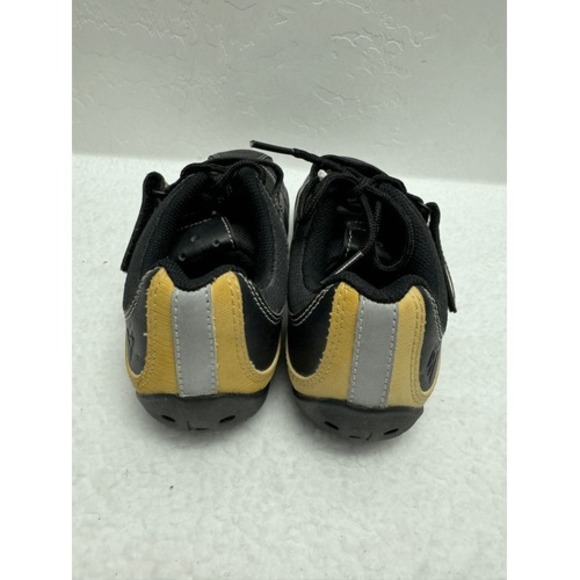 Specialized Women Cycling Shoes Black Gold Hook Loop Cleat Compatible Size 37 - Picture 4 of 5